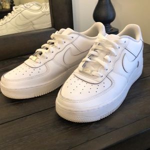 Nike white Air Force One sneakers youth size 6.5